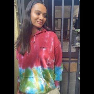 Urban Outfitters Iets Frans Tie Dye Hoodie L